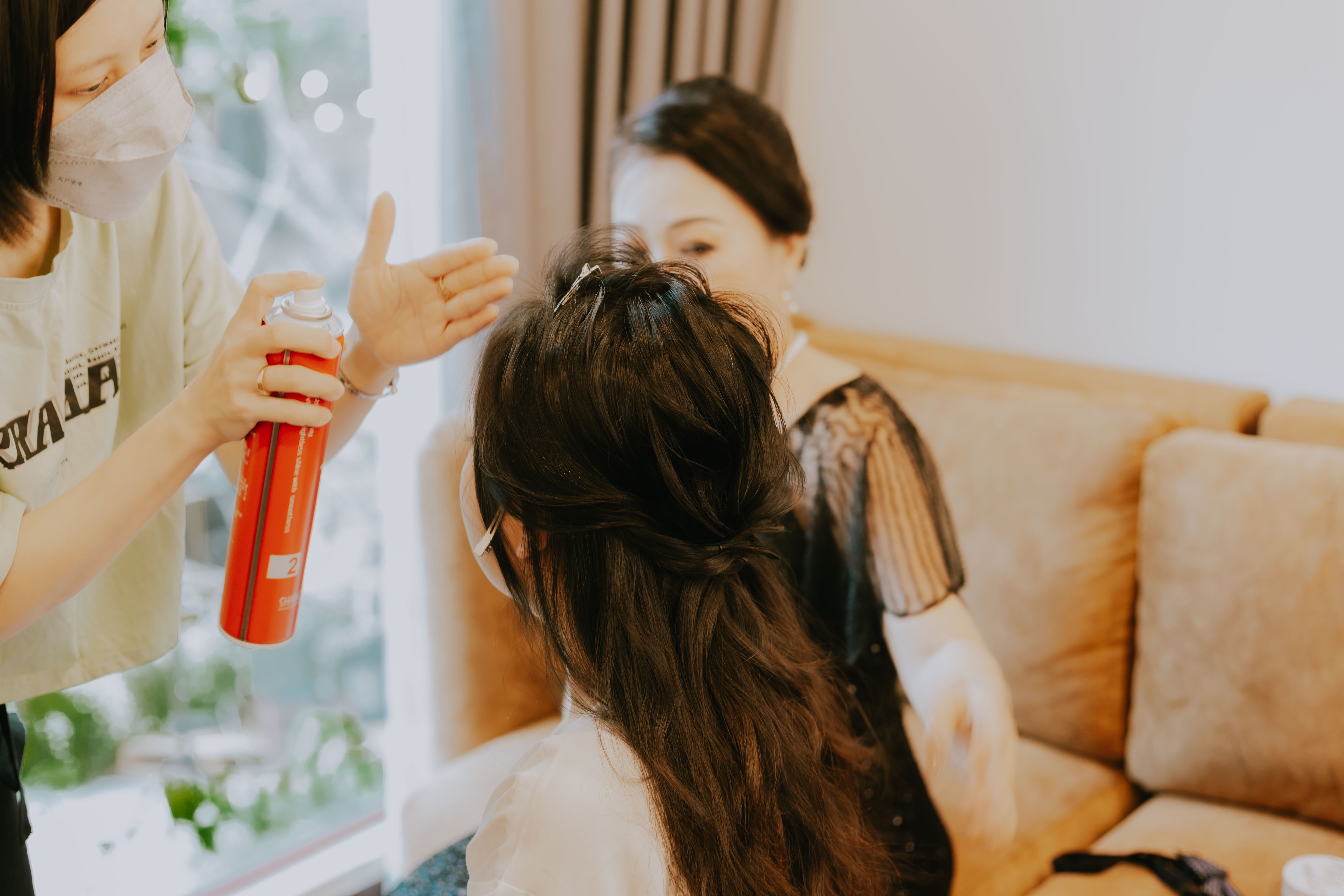 Làn da căng mịn trước khi makeup tại Hằng Nguyễn